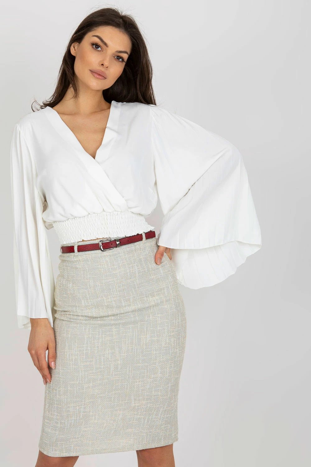 Bluzë Italy Moda 179008, bezhë