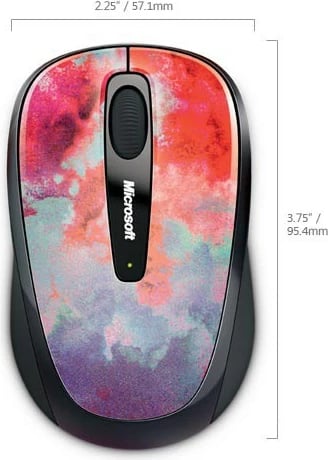 Maus Microsoft Mobile 3500 Wireless, Limited Edition Artist Series, Multikolor