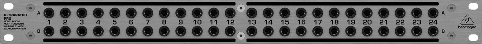 Panel patch Behringer PX3000, Gri