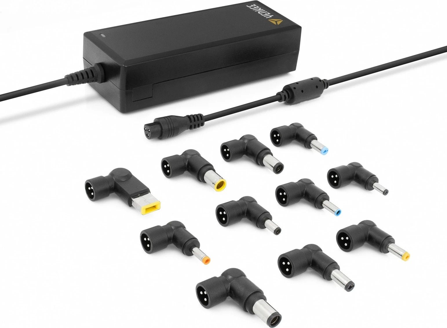 Kasë furnizimi universal për laptop YENKEE YAU 90112, 90W, 11 konektorë, e zezë, set