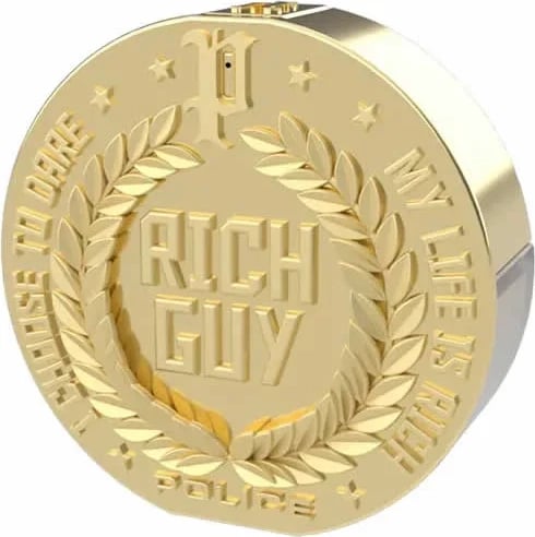 Eau de Toilette për meshkuj Police Rich Guy, 100ml, ari