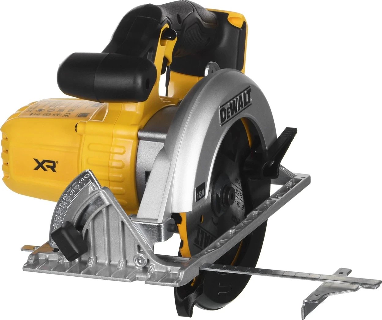 Sharrë rrethore DeWALT DCS391NT, e Zezë, Argjendtë, e Verdhe