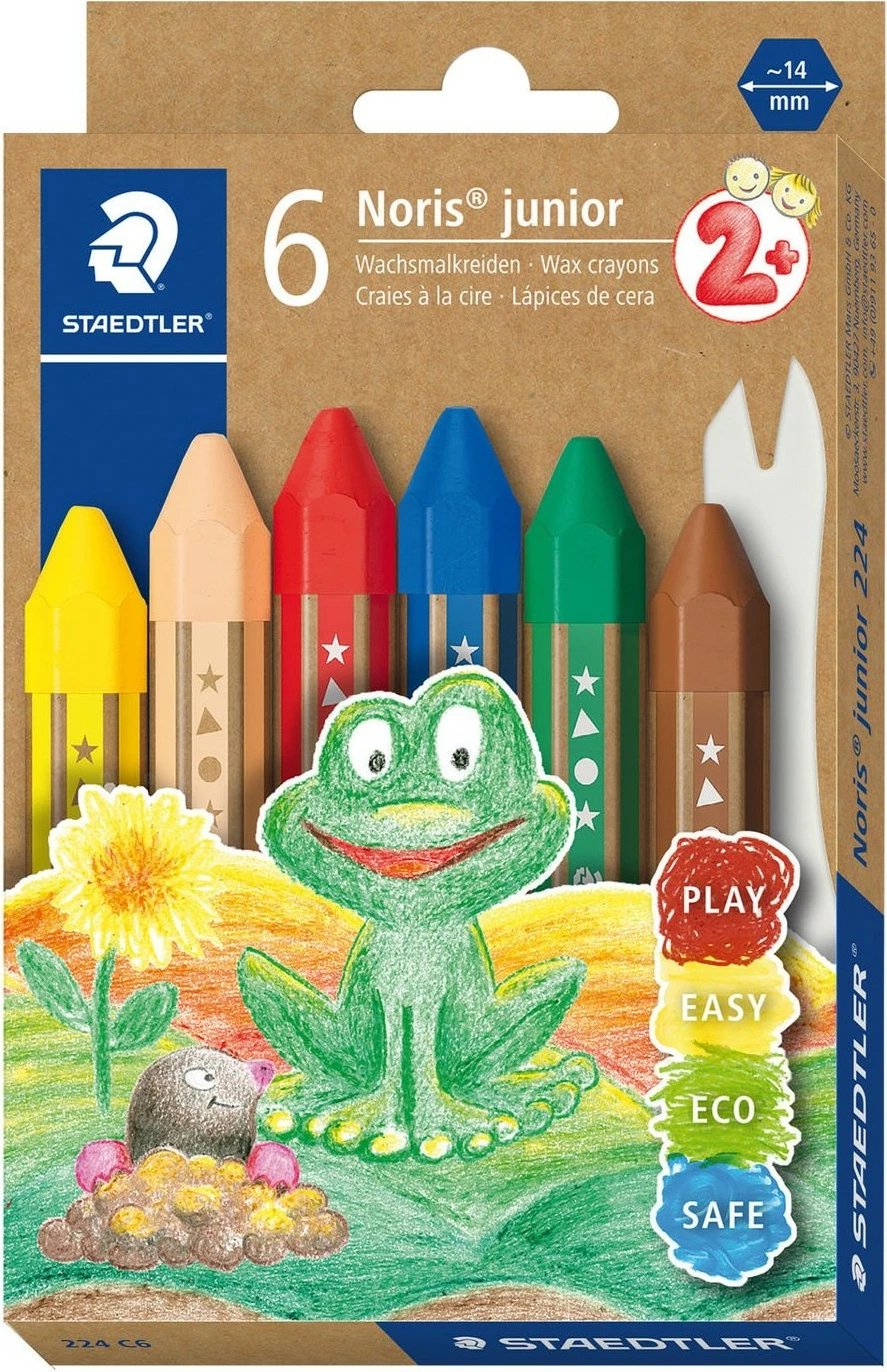 Ngjyra dylli Staedtler Noris junior 224 C6, 6 copë