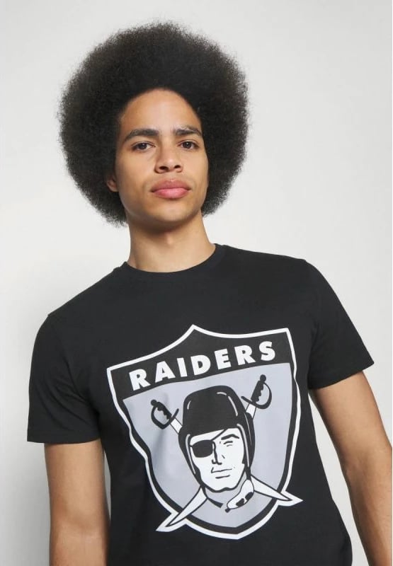Maicë për Meshkuj Mitchell & Ness NFL Oakland Raiders, e Zezë