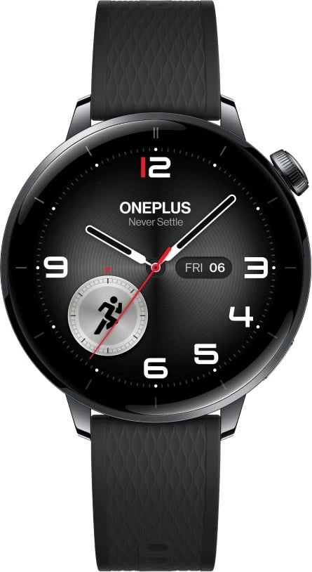 Smartwatch OnePlus Watch 3, 43mm, AMOLED, 60 orë bateri, i zi