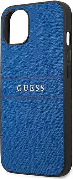 Mbështjellës Guess Saffiano Stripe për iPhone 13 mini 5.4", Blu