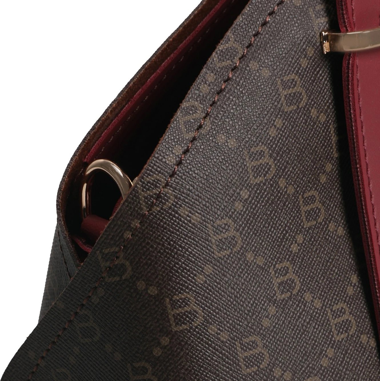 Çantë dore Lucky Bees, 1233, kafe dhe e kuqe e errët