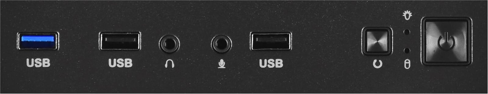 Kasë LOGIC ARAMIS ARGB Mini USB 3.0, e zeza
