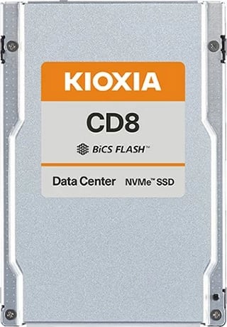 SSD KIOXIA CD8-V 3.2 TB, 2.5", PCI Express 4.0 NVMe, BiCS FLASH TLC