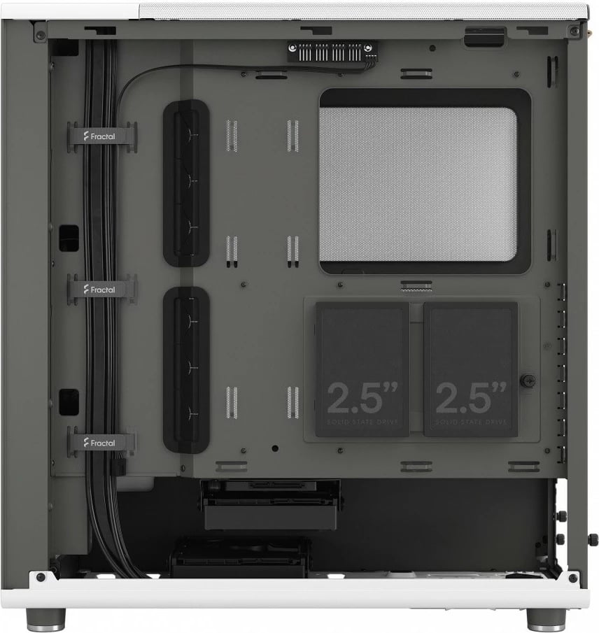 Kasë Fractal Design North Chalk White, ATX, Micro ATX, Mini ITX, e bardhë