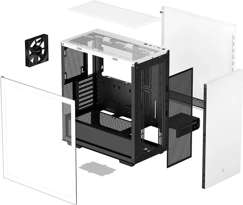 Kasë Kompjuteri DEEPCOOL CH510 Midi Tower e Bardhë Kasë Kompjuteri DEEPCOOL CH510 Midi Tower e Bardhë