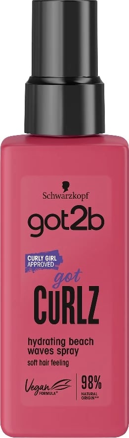 Spray për flokë Got2B Got Curlz për femra, 150ml