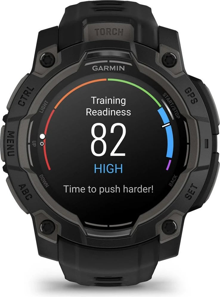 Smartwatch Garmin Instinct 3 AMOLED, 4 GB, GPS, e zezë