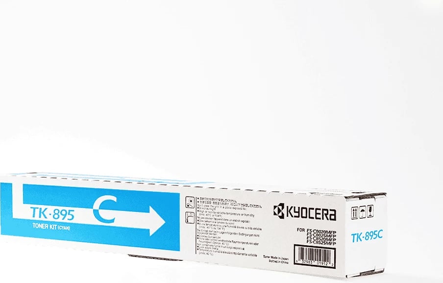 Toner, Kyocera TK-895C 1T02K0CNL0, deri 6000 faqe, cyan