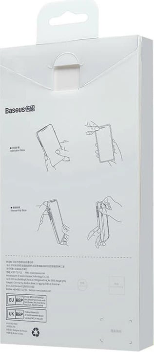 Mbështjellës magnetik Baseus Liquid Silica me xham të temperuar për iPhone 14 Plus, kaltër
