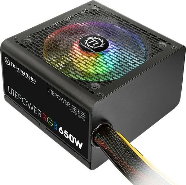 Kasë Thermaltake Litepower RGB 650W, e zezë
