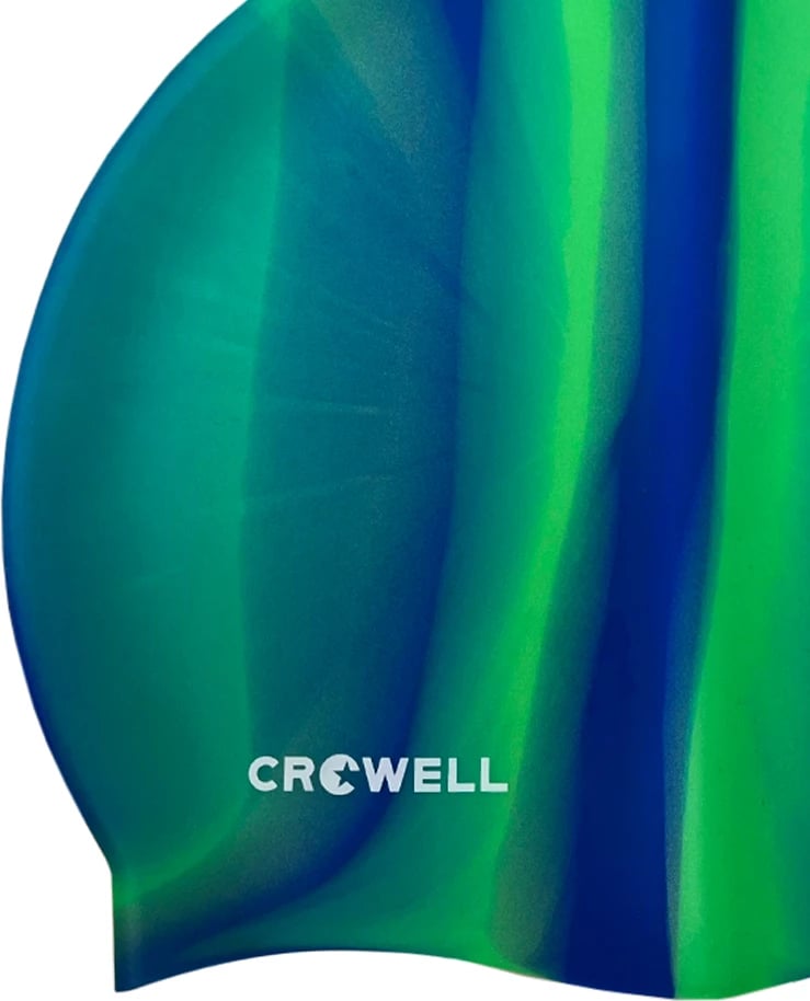 Kapelë noti silikoni Crowell unisex, blu e gjelbër