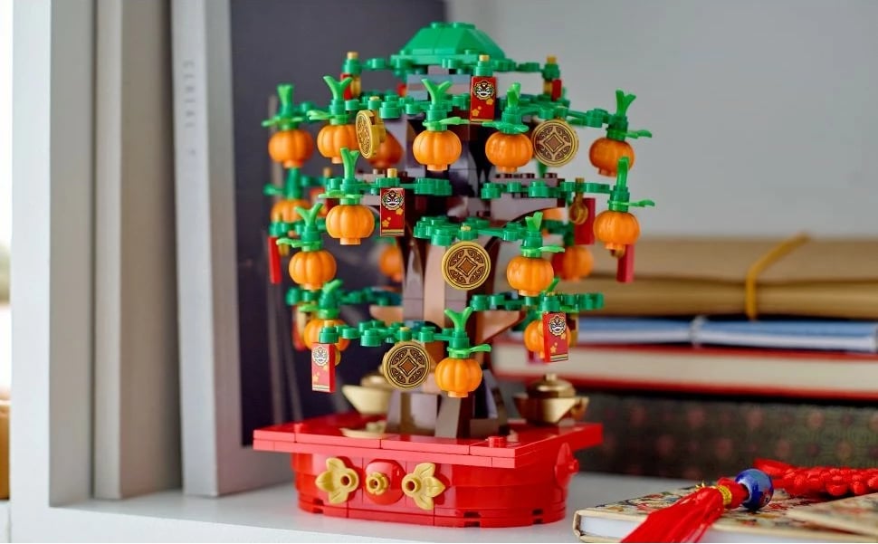 Set LEGO Iconic 40648, pemë dekorative Glückskastanie, për ndërtim, shumëngjyrëshe