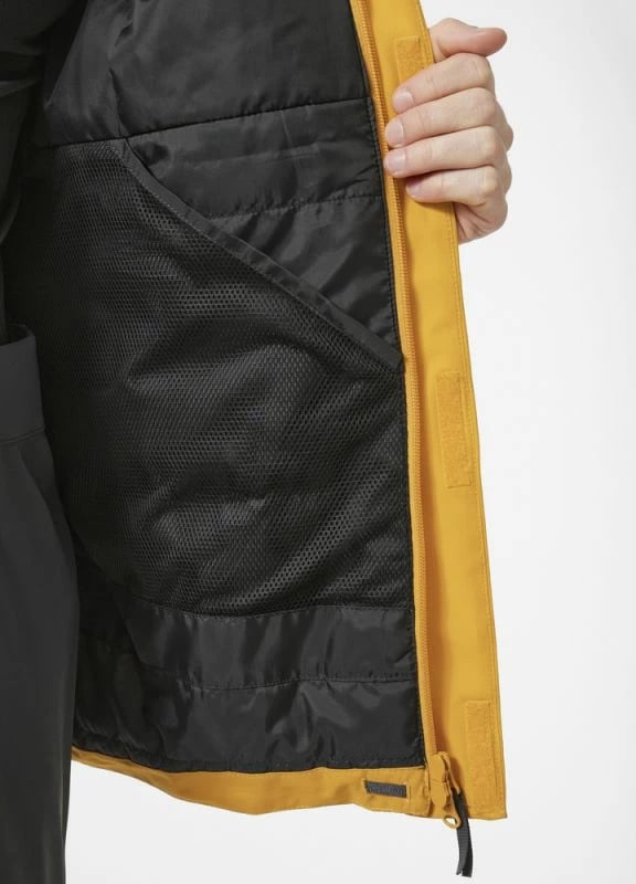 Jakne për meshkuj Helly Hansen, e zezë dhe portokalli