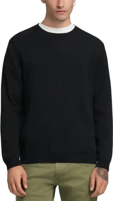 Maicë me mëngë të gjata Replay për meshkuj, e zezë