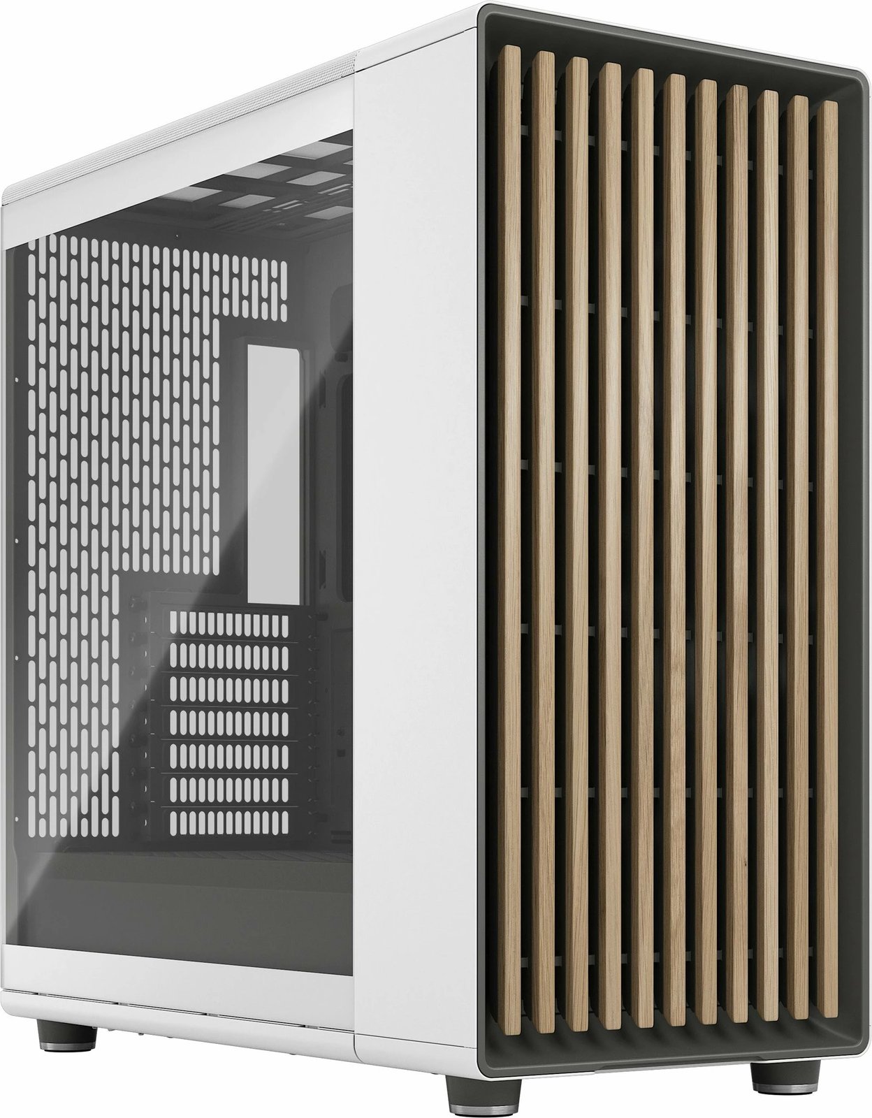 Kasë Fractal Design FD-C-NOR1X-04, Midi Tower, PC, White, ATX, EATX, micro ATX, Micro-ITX