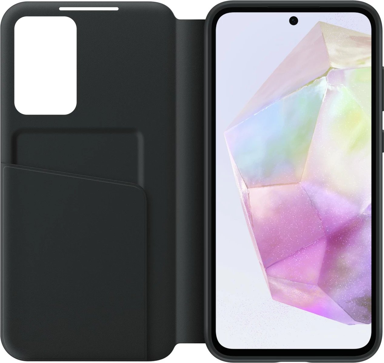 Mbështjellës Samsung EF-ZA356, Galaxy A35, 16.8 cm (6.6"), i zi