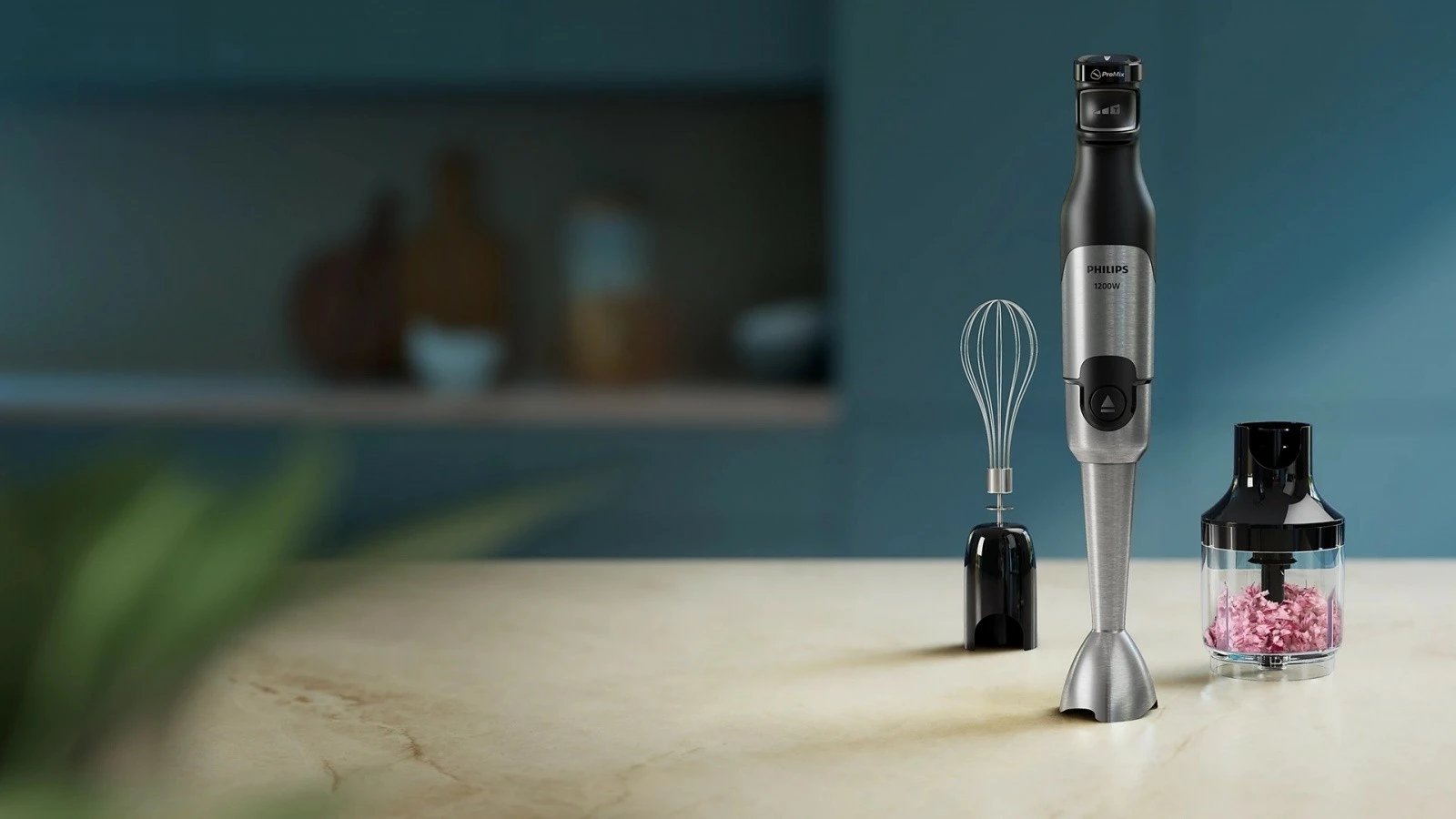 Blender dore Philips HR2683/00, 1200W, 0.5L, Inoks, i zi