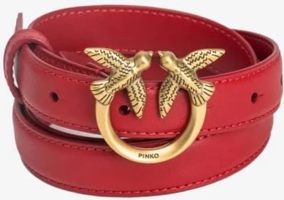 Rrip lëkure Pinko për femra, i kuq