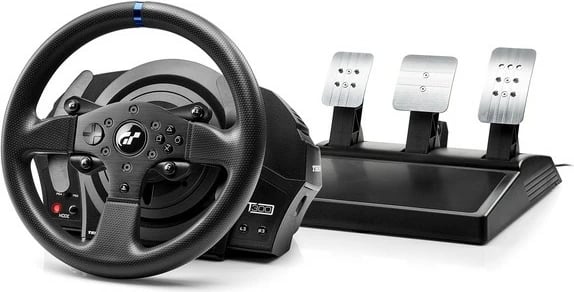 Timon lojërash me pedale, Thrustmaster T300 RS GT, 1080° rotacion, me kabllo, PC/PS3/PS4, zi