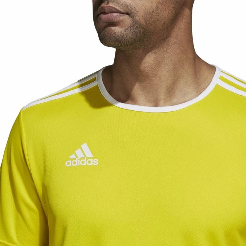 Fanellë futbolli për meshkuj dhe fëmijë adidas, e verdhë