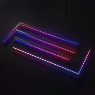 Kasë Phanteks NV9 Mini Tower LED strip, 4 copë, E zezë