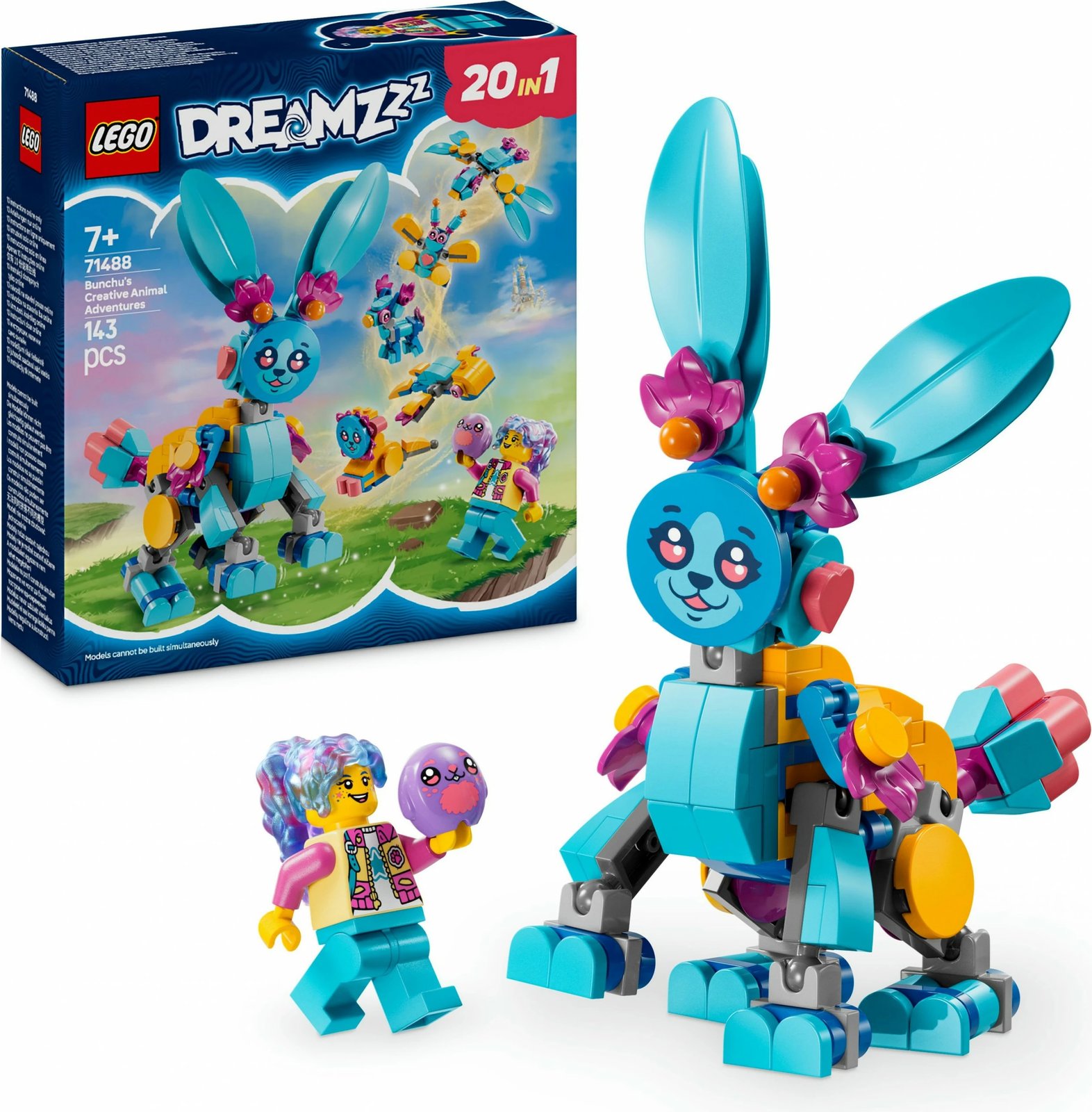 Set ndërtimi LEGO DREAMZzz 71488, 143 pjesë, shumëngjyrësh