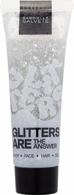 Glitter dekorativ për femra Gabriella Salvete Festival Glitters Are The Answer, argjendtë, 30ml