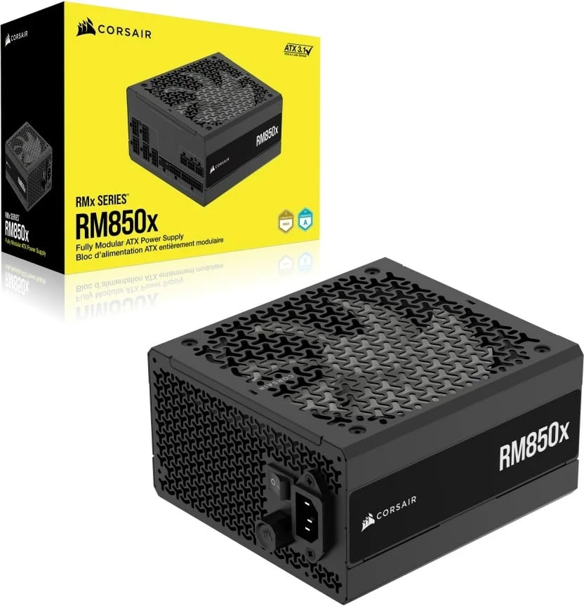 Njësi furnizimi me rrymë Corsair RM850x, 850 W, ATX, E zezë