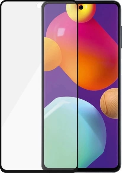 Xham i temperuar PanzerGlass për Samsung Galaxy M53, kornizë e zezë