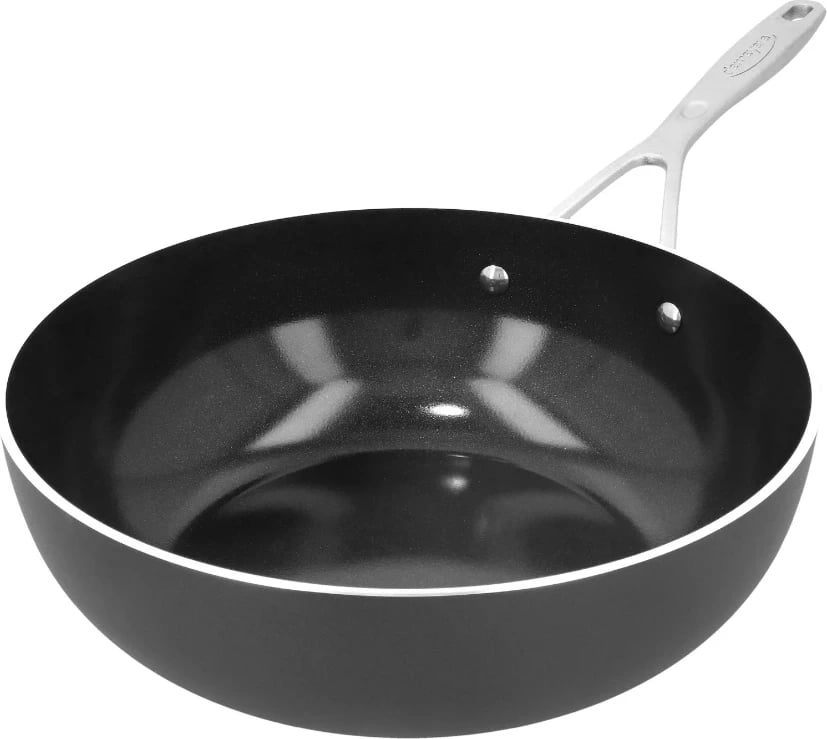 Tigan Wok DEMEYERE INDUSTRY 3, 28 CM, Inoks