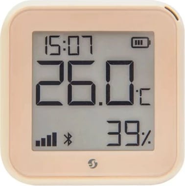 Sensor temperature dhe lagështie Shelly H&T Gen. 3, WLAN BT USB-C, ngjyrë mocha