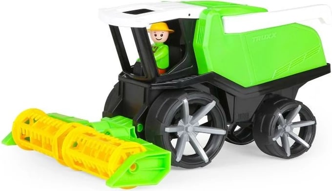 Lodër korrëse Lena Truxx2 me figurë, plastikë, e gjelbër/e verdhë/e zezë/e bardhë, 37cm