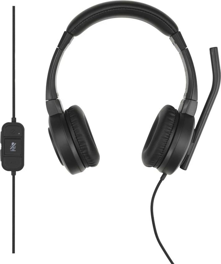 Kufje Kensington H1000 me mikrofon, USB-C, të zeza