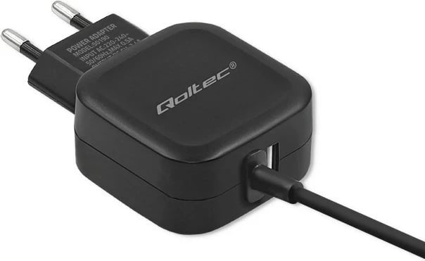 Karikues Qoltec 50190, 17W, USB + USB Type-C, i zi