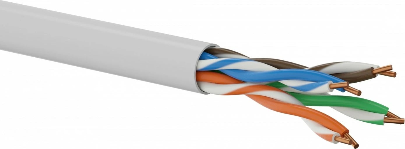 Kabllo rrjeti ALANTEC Cat.5E U/UTP, 305m, Gri