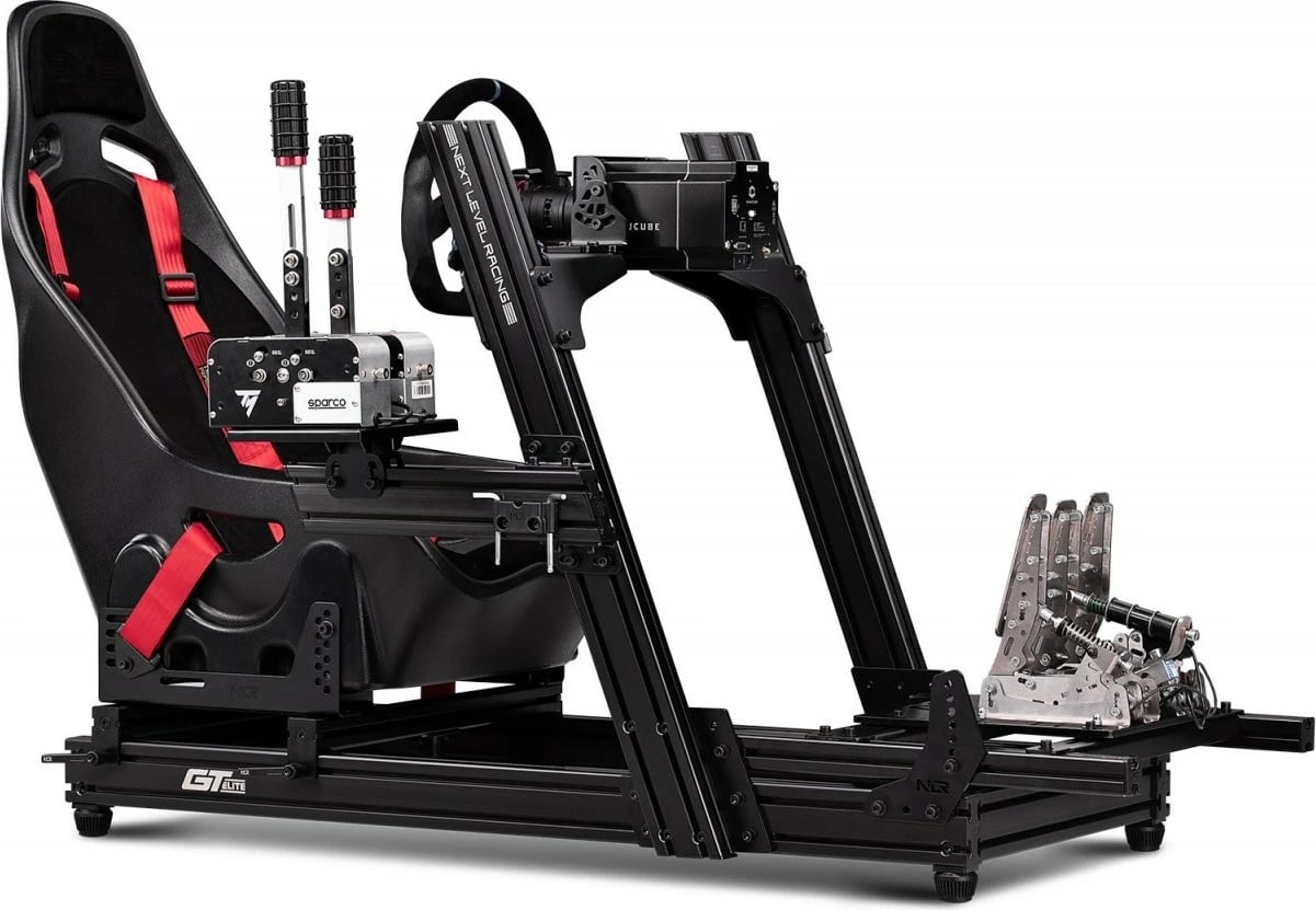 Kokpit simulimi Next Level Racing GTElite, alumini, Front & Side Mount, i zi