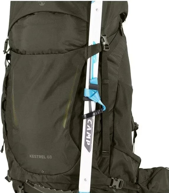 Çantë shpine për trekking Osprey Kestrel 48 khaki S/M