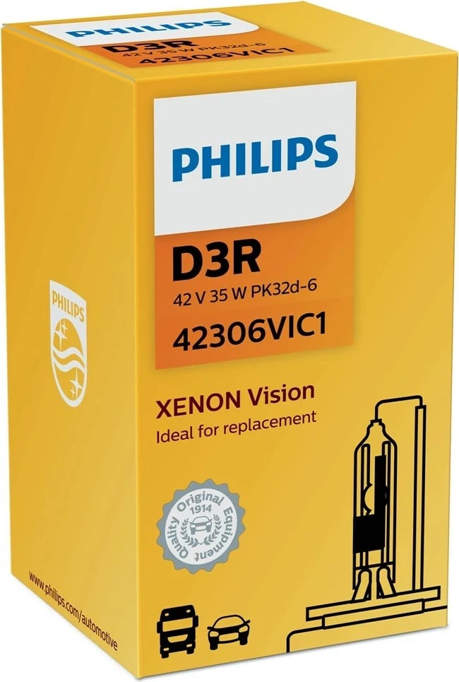 Dritë kokauli Philips Xenon Vision 42306VIC1, 35 W, Cool White