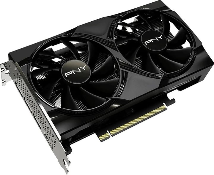 Kartelë grafike PNY RTX 5050, 8GB GDDR6, dual fan, e zezë