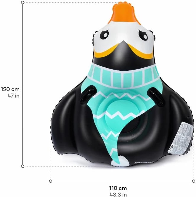 Shllirë për fëmijë Meteor, model Penguin, me ngjyra