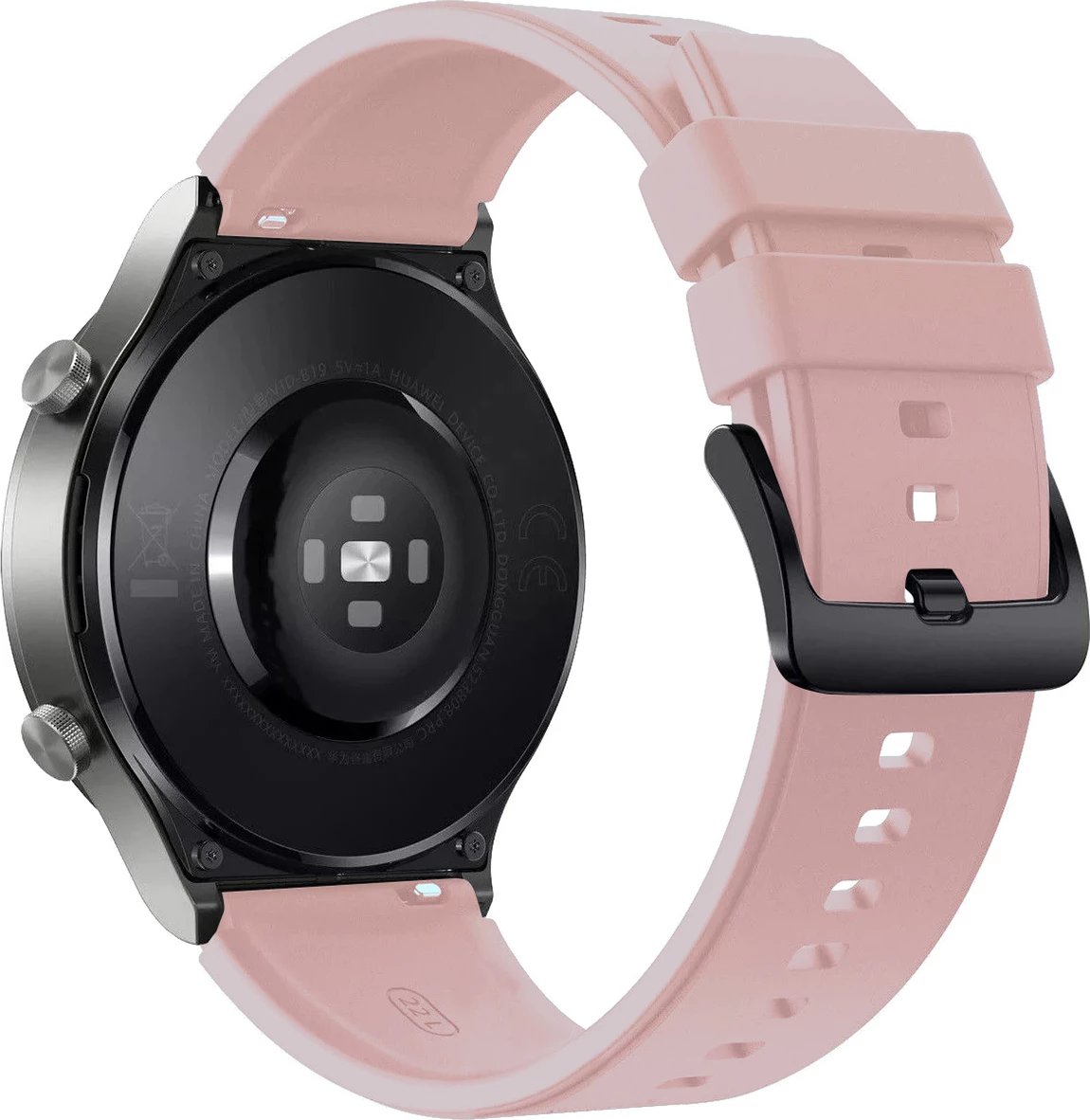 Rrip silikoni për Huawei Watch GT 2/3/4/2 Pro/3 Pro/4 Pro/GT 2e 46mm Hurtel, Pudër