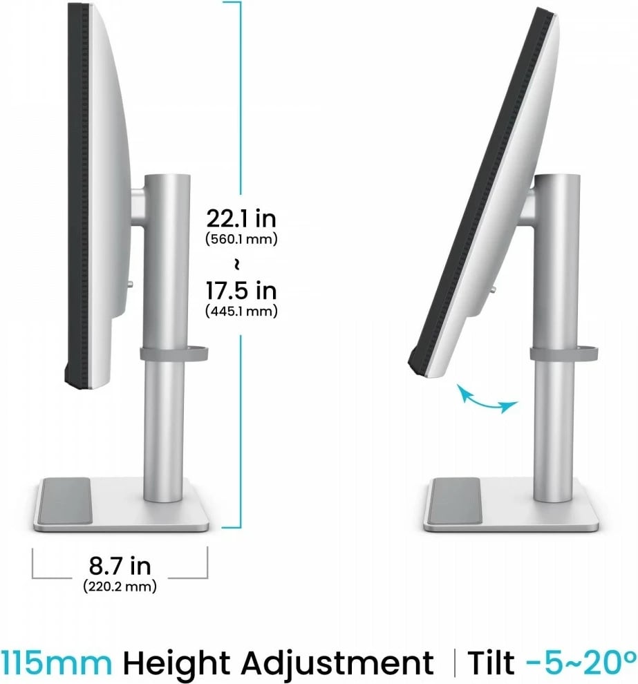 Monitor Benq MA270U, 27 inç, 4K UHD, IPS, 5ms, HDMI, 60Hz, i zi/argjendtë