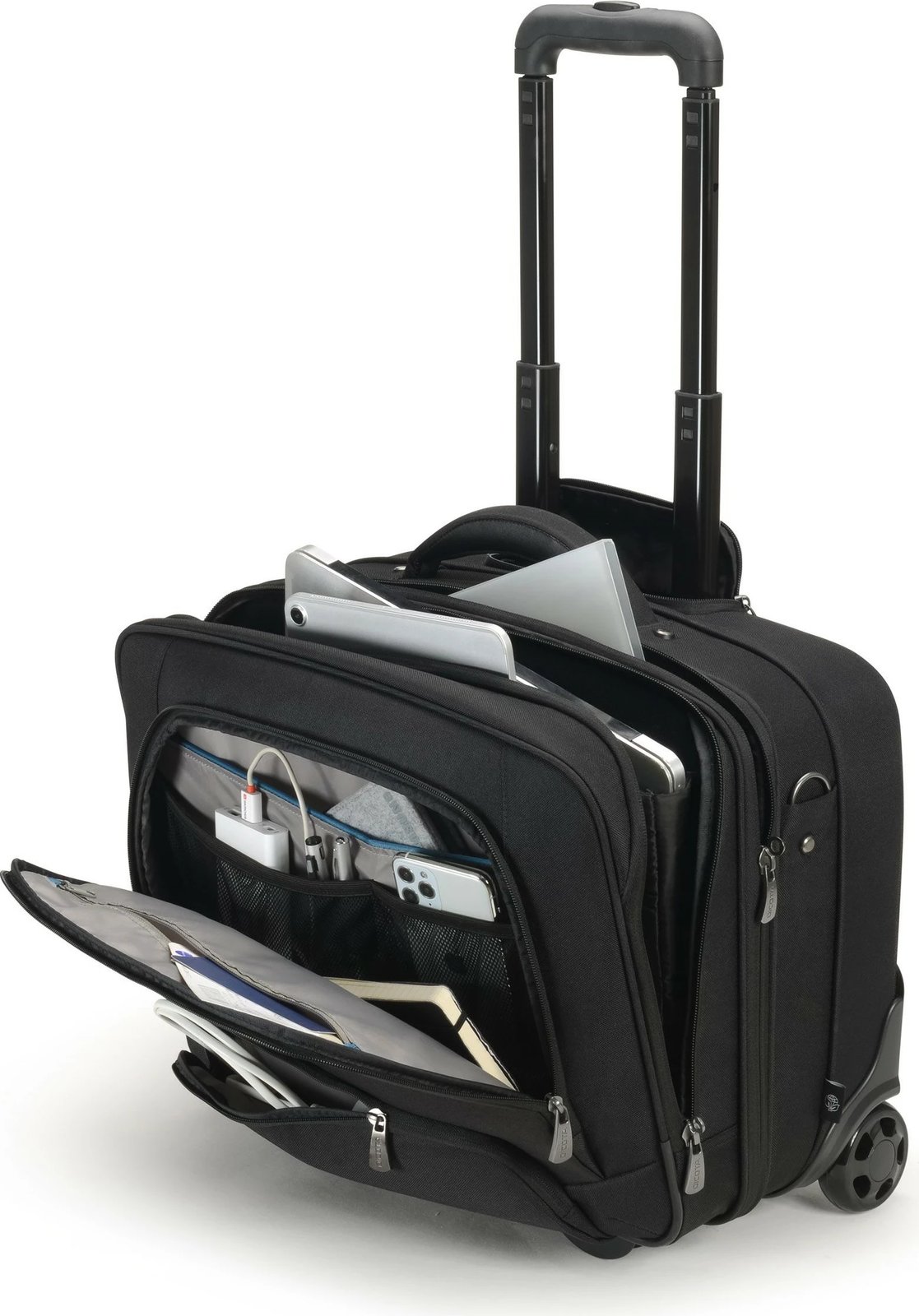 Kasë DICOTA D30924-RPET, trolley, 27.5L, poliestër, e zezë