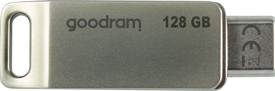 USB Flash Drive Goodram ODA3, 128GB, USB 3.2, USB-A/USB-C, Argjend